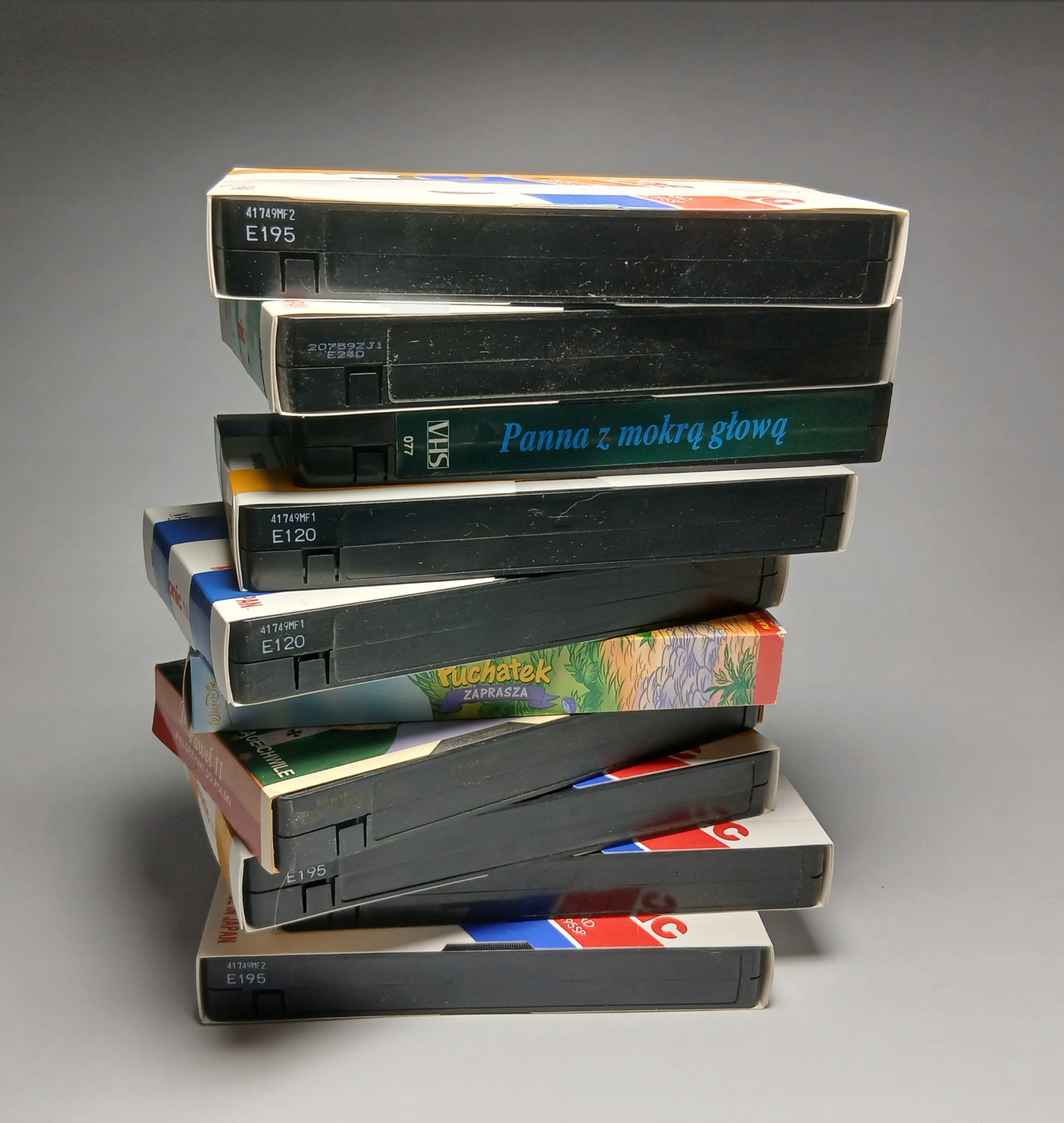 Kasety VHS — różne formaty